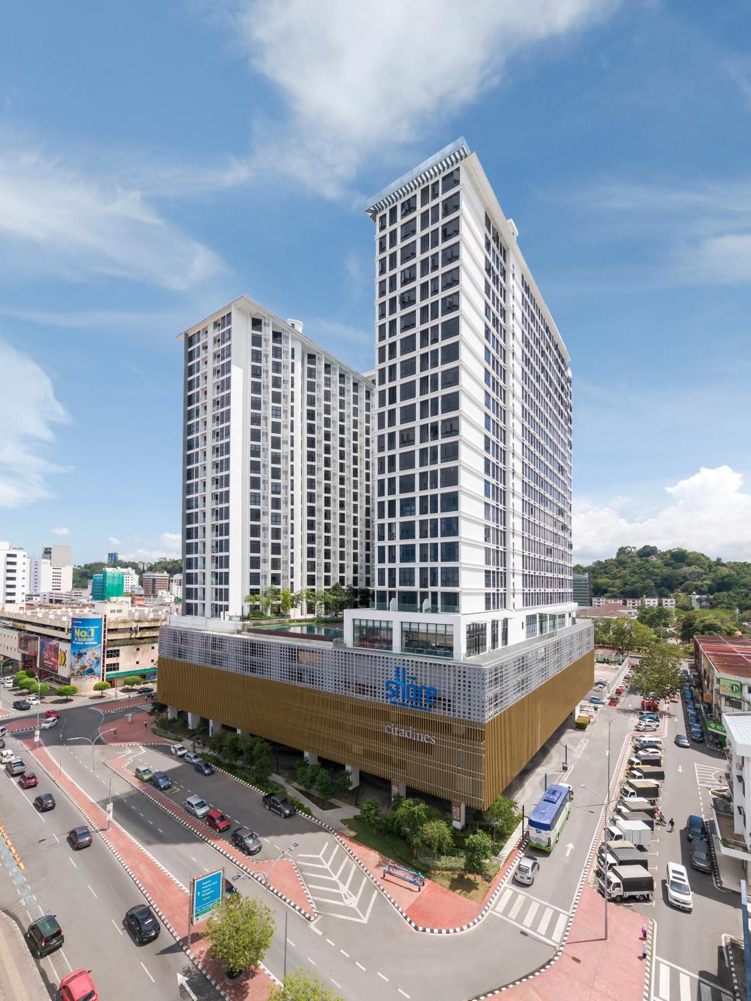 Citadines Waterfront Kota Kinabalu Hotel Eksteriør billede